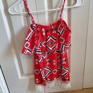 Bandana print top